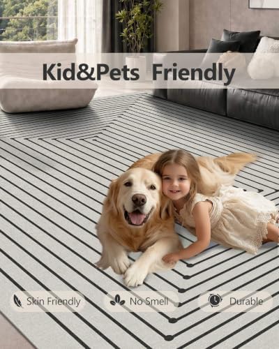 3x5 Entryway Rug Washable Area Rug Carpet - Image 6