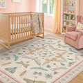 Hazo Haus Butterfly Area Rugs 5x7 by HazoHaus