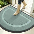 OLANLY Half Circle Front Door Mat Outside 35x23 All-Season Rubber Doormat by OLANLY