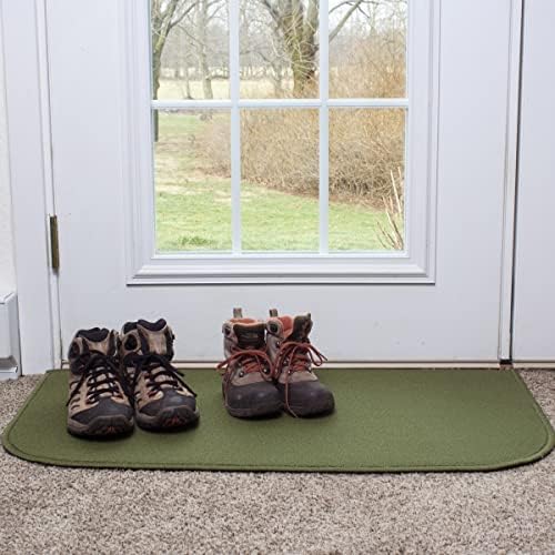 Ritz Solid Accent Rug: 18" x 30" Stain Resistant Kitchen or Living Room Floor - Image 6