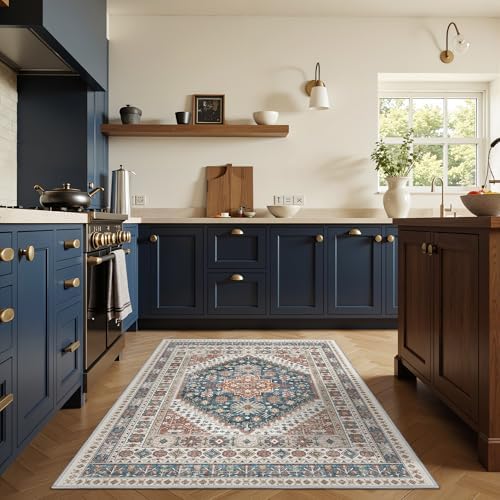 3x5 Washable Area Rug for Entryway Non Slip Kitchen Rugs - Image 4