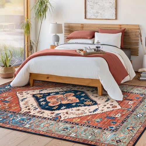 Lahome Large 8x10 Washable Boho Southwestern Area Rug - Image 6