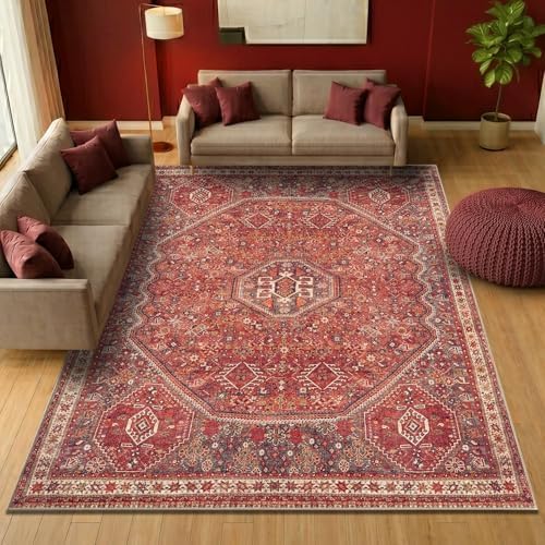 Keen Home Design Vintage Washable Area Rug, Non-Slip Low Pile - Image 4
