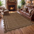 GarveeHome Scalloped Large 10x14 Rug by GarveeHome
