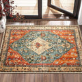 SERISSA 2x3 Washable Non Slip Boho Small Area Rug by SERISSAHomeDecorCollection