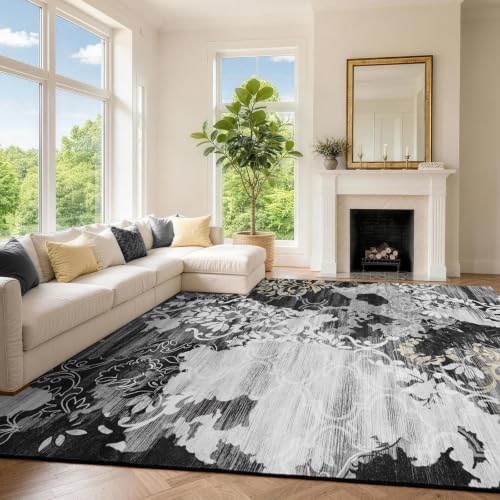 9x12 Washable Non-Slip Area Rug - Image 2