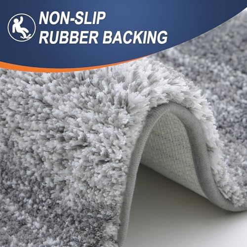 OLANLY Bathroom Rugs Mat 30x20, Extra Soft Absorbent Microfiber Bath Rugs - Image 5