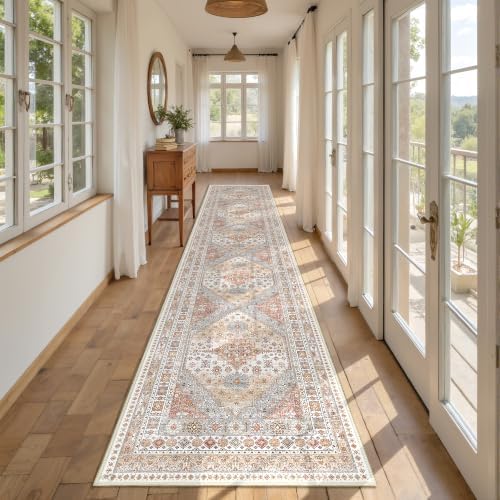 Hallway Runner Rug 2x12 Extra Long Washable Runner by Restydon