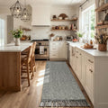 Collive Boho Washable Kitchen Runner Rug, Farmhouse Hallway Rugs by Collive