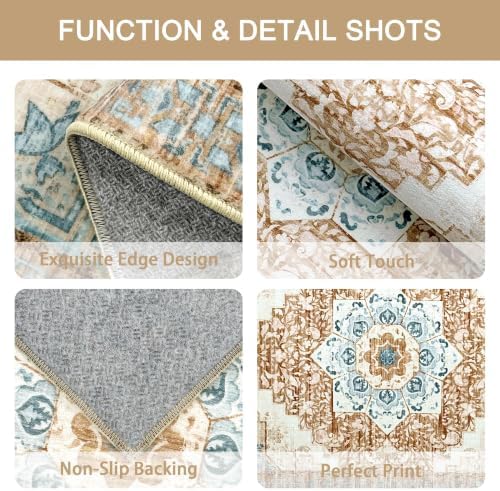 Kitchen Rugs Sets of 3 100% Non Slip Washable Kitchen Mats - Image 5