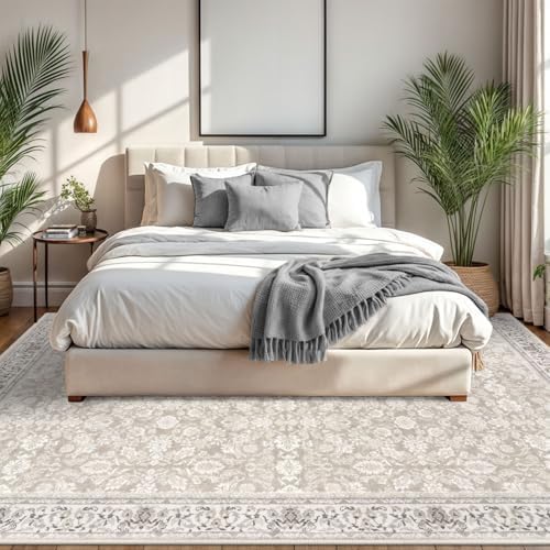 SIILOOM 8x10 Washable Area Rug, Non Slip Large Rug - Image 4