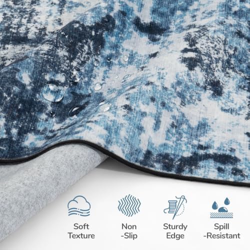 Lessymo Washable 8x10 Area Rugs - Image 2