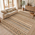 cotiled Boho 8x10 Area Rugs for Living Room: Large Moroccan Washable Rug by COTILED