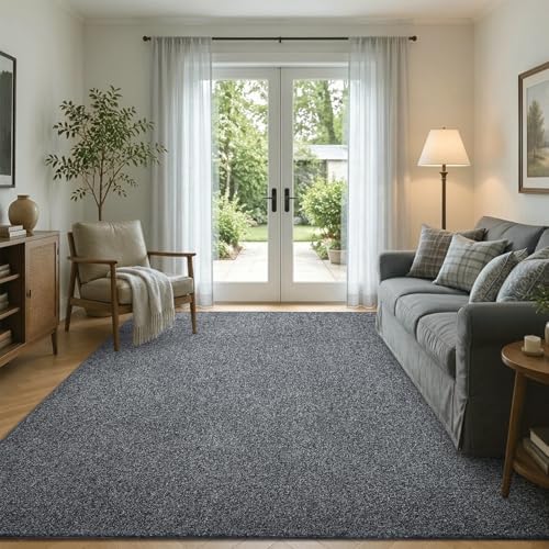 6x9 Large Black/White Area Rug Washable Non-Slip - Image 4