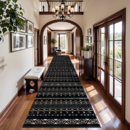 SERISSA 2x14 Washable Non-Slip Boho Runner Rug by SERISSAHomeDecorCollection
