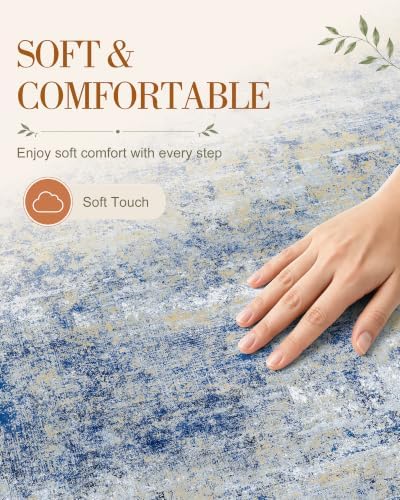 OLANLY 2x8 Washable Runner Rug, Soft Non Slip Carpet - Image 4
