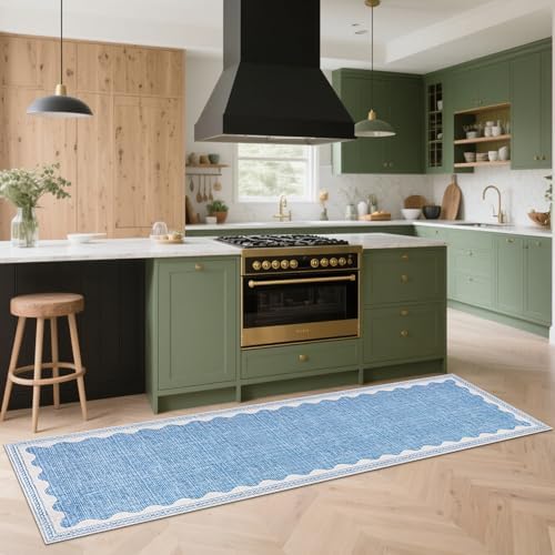 GarveeHome 2.5x8 Runner Rug for Hallway Washable Kitchen Rugs Non Slip Solid - Image 4