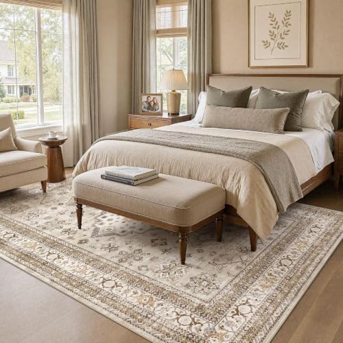 cotiled 8x10 Area Rug for Living Room, Traditional - Image 6