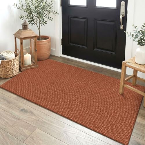 EARTHALL Woven Runner Rug 2x4 Ft Washable Runners by EARTHALL