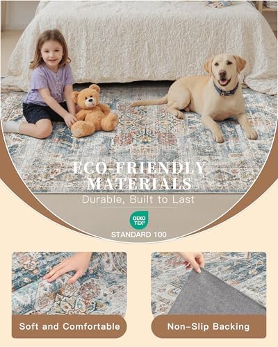 Madane Washable Runner Rugs 2x10 Long - Image 5