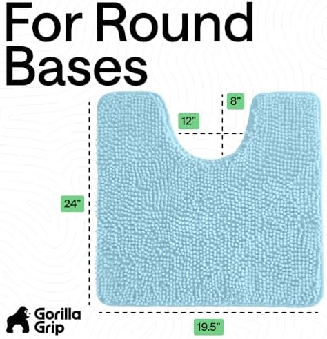 GORILLA GRIP Chenille Bath Rug Mat - Image 2