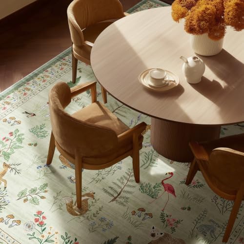 10x12 Area Rugs for Living Room: Washable Bedroom Rug Stain Resistant Non Slip - Image 5