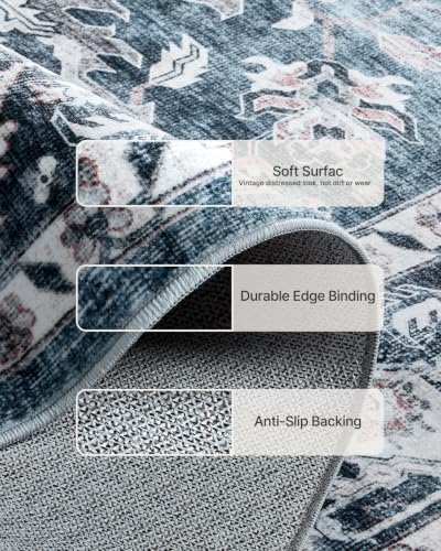 Amada 2'6"x12' Washable Runner Rug - Image 6