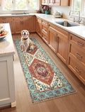 SERISSA 3x7 Washable Non Slip Boho Runner Rug by SERISSAHomeDecorCollection