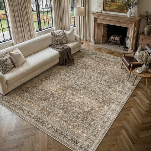 HUGEAR 9x10 Washable Area Rug for Living Room - Image 2