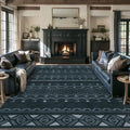 SERISSA 9x12 Washable Non-Slip Boho Area Rug by SERISSAHomeDecorCollection