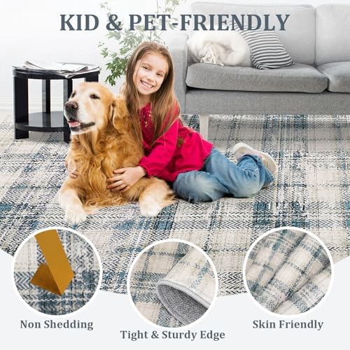 Garvee Washable Rugs 9x12 Area Rug - Image 7