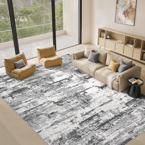 8x11 Area Rugs Abstract Washable Living Room Rug - Image 6