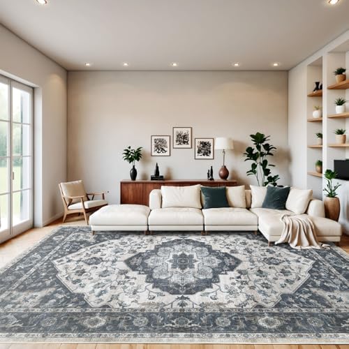 8x10 Vintage Washable Area Rug - Image 3