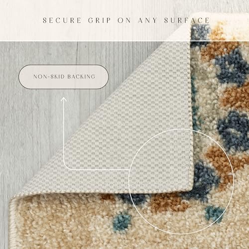 Maples Rugs Reggie Bohemian Floral Print Runner Rug - Image 5