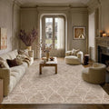 HUGEAR 6x9 Area Rug Brown Washable Rugs by HUGEAR