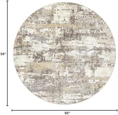 8ft Round Rug, Circle Area Rugs - Image 2