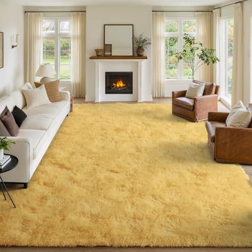 FinRèc Home 9x12 Non-Slip Fluffy Area Rugs by FinRe%CC%80cHome