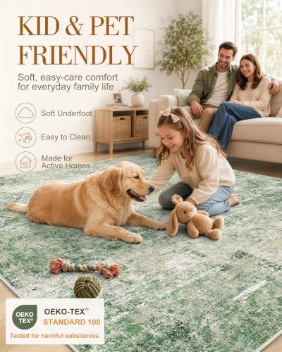 OLANLY 2x10 Washable Runner Rug, Soft Non Slip Carpet - Image 5