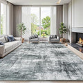 9x12 Area Rug for Living Room, Abstract Washable Non-Slip Large Rugs by Lofus