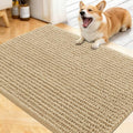 OLANLY Dog Door Mat for Muddy Paws 40x32, Ultra-Absorbent Chenille Mud Mat by OLANLY