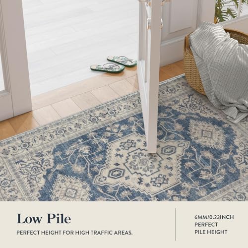 Lahome Oriental Kitchen Runner Rug Non Slip, 2x5 Washable Hallway Runner - Image 6