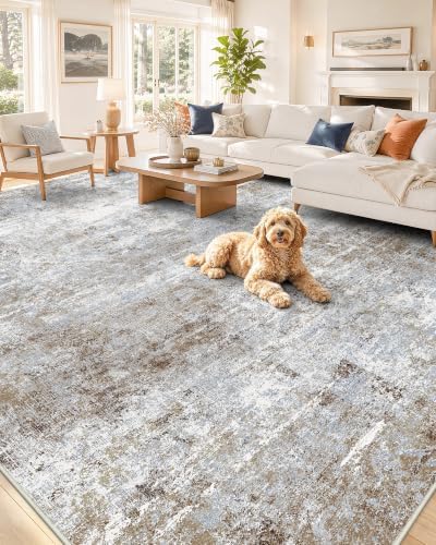 OLANLY 6x9 Washable Area Rug, Soft Non Slip Carpet by OLANLY