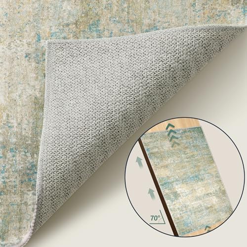 Tangsoo Abstract 2x4 Washable Rug - Image 2