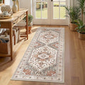 Yamaziot Washable Runner Rug, 2x6 Non-Slip Boho Vintage Hallway Kitchen Rug by Yamaziot