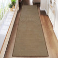 YDKGL Hallway Runner Rug Long Kitchen Runner Washable Dark Brown 2x8 ft by YDKGL