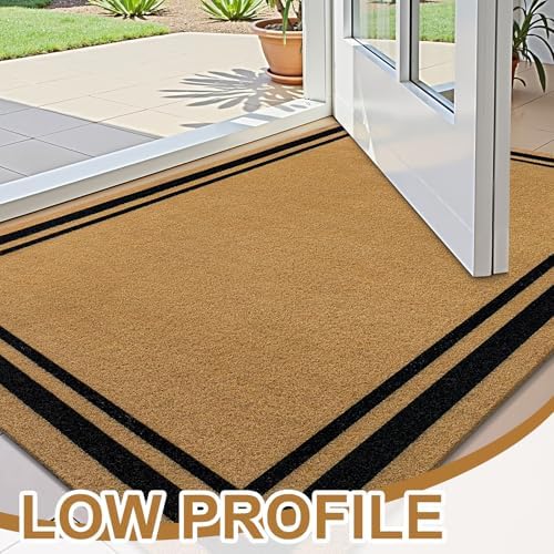 OLANLY Front Door Mat 47x23, Low Profile Doormat - Image 3
