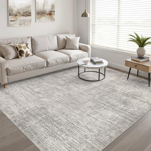 LOONGRUG 12x15 Area Rug Large Neutral Modern Rug - Image 6