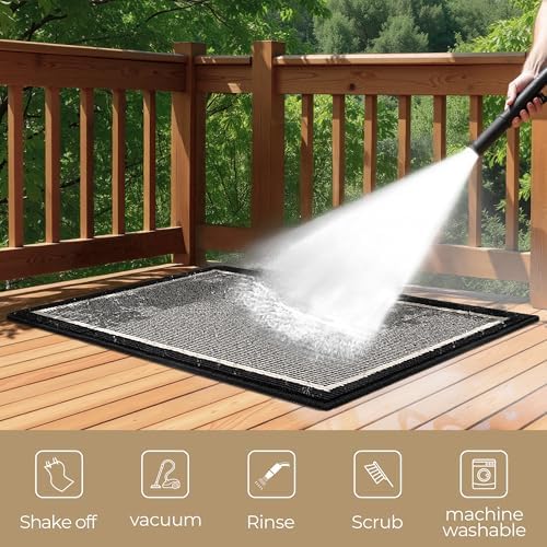 GRANNY SAYS Indoor Outdoor Large Doormat 36x60 Non-Slip Washable Entry Mat - Image 5