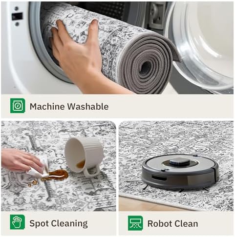 Washable 2.5x8 Runner Rug - Image 4