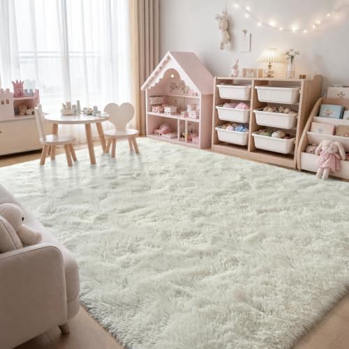 Zentavio White Living Room Rugs 8x10 Large Area Rugs - Image 5